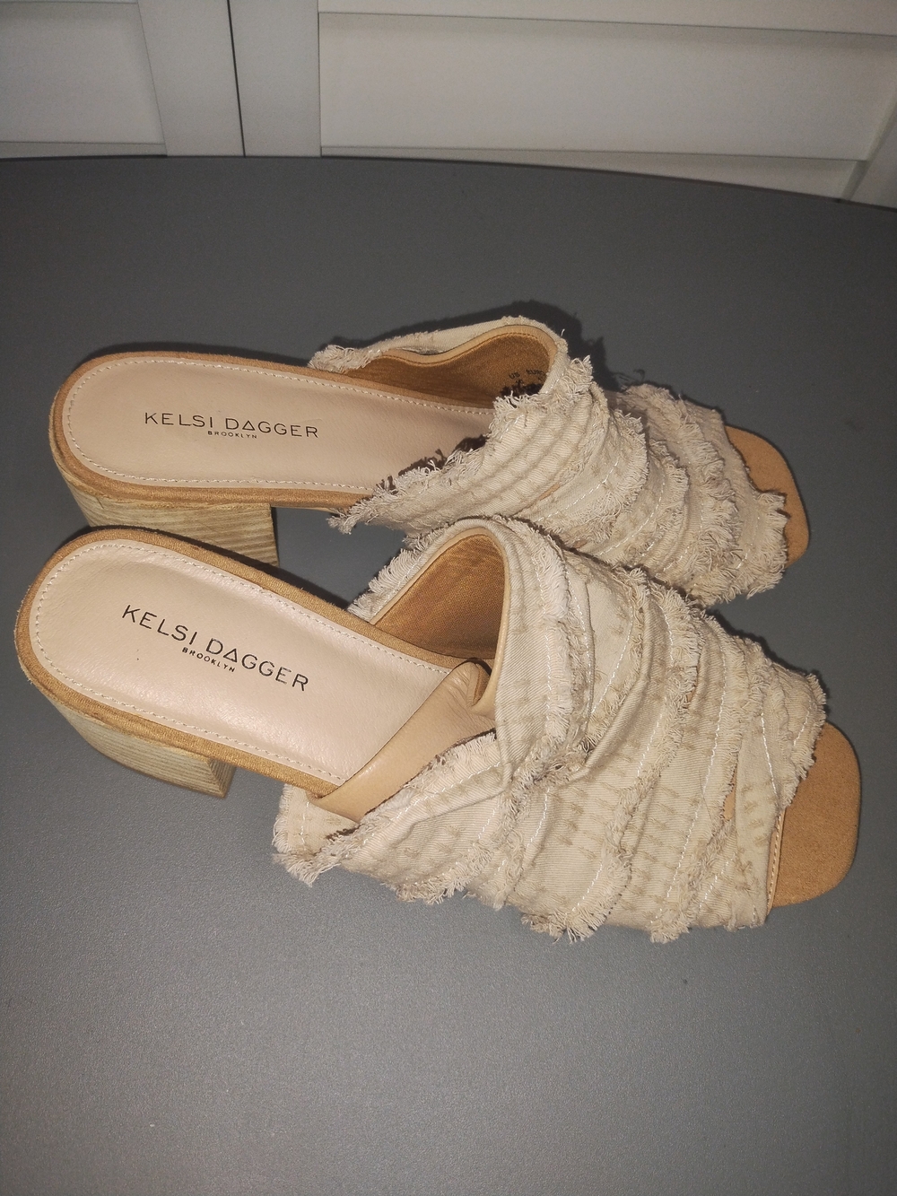 Kelsi Dagger Brooklyn "Seigel" Heeled Sandals. Size 10